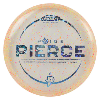Discraft Disc Golf Paige Pierce Victory Edition Z Confetti Fierce Putter 3/4/-2/0 Orange/Snowflakes 172g