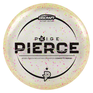 Discraft Disc Golf Paige Pierce Victory Edition Z Confetti Fierce Putter 3/4/-2/0 Clear/Black 173g