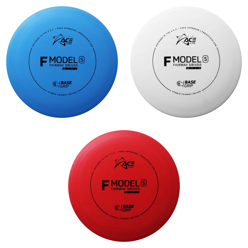 Ace Line Disc Golf BaseGrip F Model S Fairway Driver 10/5/-1/3 - Choos ...