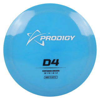 Prodigy Disc Golf 400 D4 Distance Driver 12/5/-2/2 Blue/Black 172 grams