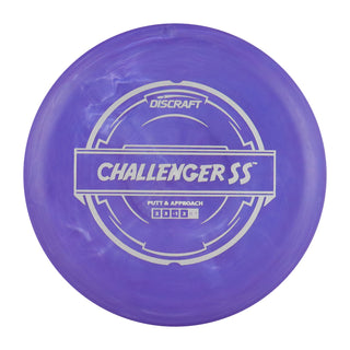Discraft Disc Golf Putter Line Challenger SS Putter 2/3/-1/2 Purple/Silver 173-174g