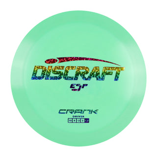 Discraft Disc Golf ESP Crank Distance Driver 13/5/-2/2 Green/Rainbow Stars 173-174g