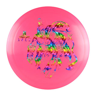 Discraft Disc Golf Paul McBeth Signature Big Z Anax Distance Driver 10/6/0/3 Pink/Rainbow Shatter 173-174g