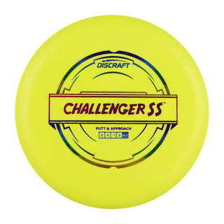Discraft Disc Golf Putter Line Challenger SS Putter 2/3/-1/2 Yellow/Rainbow 173-174g