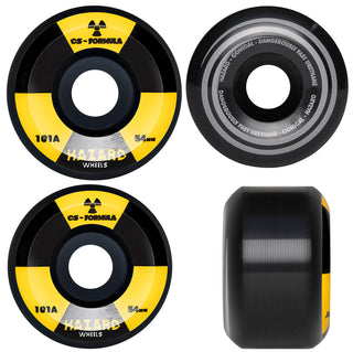 Hazard Wheels 54mm Radio Active CS Formula Conical 101A Black