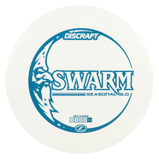 Discraft Disc Golf Glo Z Swarm Midrange 5/3/0/4 Glow/Turquoise 177-180g