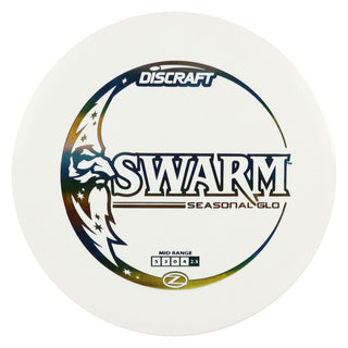Discraft Disc Golf Glo Z Swarm Midrange 5/3/0/4 Glow/Blue Metallic 177-180g
