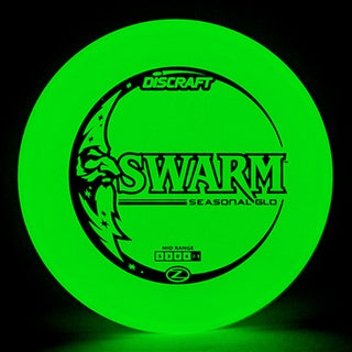 Discraft Disc Golf Glo Z Swarm Midrange 5/3/0/4 Glow/Purple 170-172g
