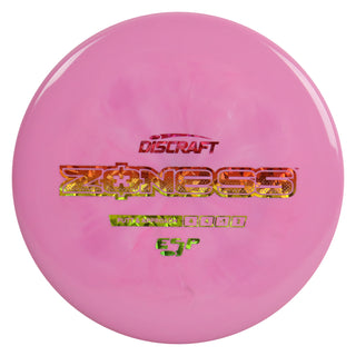 Discraft Disc Golf ESP Zone SS Putt and Approach 4/4/-1/2 Dark Pink/Rainbow Shatter 173-174g