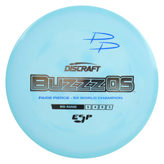Discraft Disc Golf Paige Pierce ESP Buzzz OS Midrange 5/4/0/3 Light Blue/Silver 176g