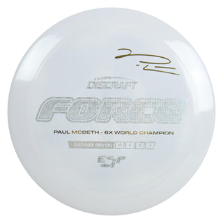 Discraft Disc Golf Paul McBeth Signature ESP Force Distance Driver 12/5/0/3 Grey/Silver Weave 170g