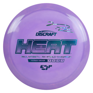 Discraft Disc Golf Paul McBeth Signature ESP Heat Fairway Driver 9/6/-3/1 Purple/Turquoise 168g