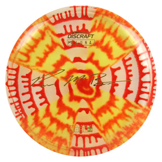 Discraft Disc Golf Paul McBeth Z Line Fly Dye Luna Putter 3/4/0/2 Heatwave/Gold 173g