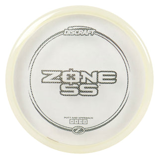 Discraft Disc Golf Z Line Zone SS Putter 4/4/-1/2 Clear/Silver Weave 170-172g