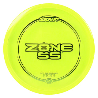Discraft Disc Golf Z Line Zone SS Putter 4/4/-1/2 Yellow/Green 170-172g