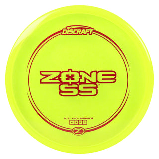 Discraft Disc Golf Z Line Zone SS Putter 4/4/-1/2 Yellow/Red 173-174g
