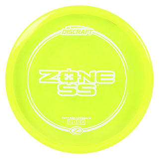 Discraft Disc Golf Z Line Zone SS Putter 4/4/-1/2 Yellow/White 173-174g