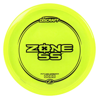 Discraft Disc Golf Z Line Zone SS Putter 4/4/-1/2 Yellow/Black 173-174g