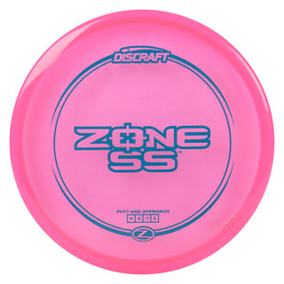 Discraft Disc Golf Z Line Zone SS Putter 4/4/-1/2 Pink/Turquoise 173-174g