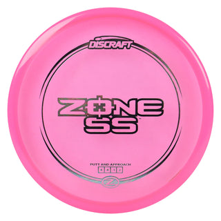 Discraft Disc Golf Z Line Zone SS Putter 4/4/-1/2 Pink/Oil Slick 170-172g