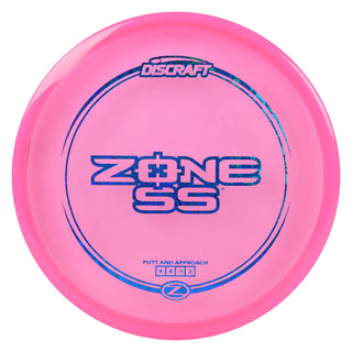 Discraft Disc Golf Z Line Zone SS Putter 4/4/-1/2 Pink/Blue Scales 170-172g