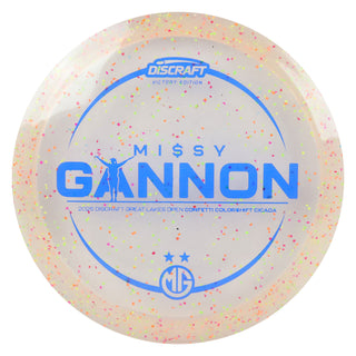 Discraft Disc Golf Z Cicada Colorshift Confetti Miss Gannon Victory Edition DGLO 2025 Winner Clear/Blue 170-172g