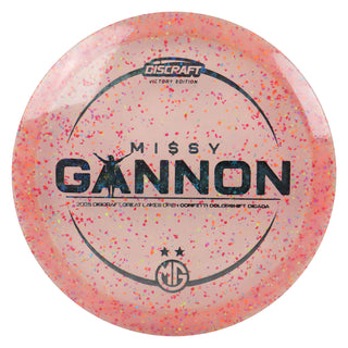 Discraft Disc Golf Z Cicada Colorshift Confetti Miss Gannon Victory Edition DGLO 2025 Winner Red/Black Stars 170-172g