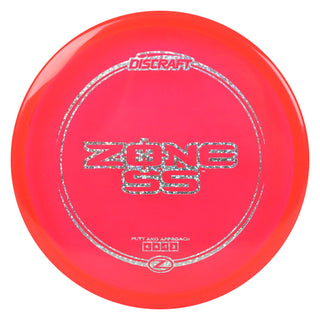 Discraft Disc Golf Z Line Zone SS Putter 4/4/-1/2 Red/Holo Stars 173-174g