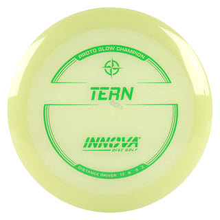 Innova Disc Golf Proto Glow Champion Tern Distance Driver 12/6/-3/2 Glow/Green 173 grams