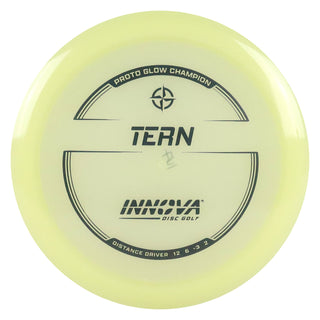 Innova Disc Golf Proto Glow Champion Tern Distance Driver 12/6/-3/2 Glow/Black 168 grams