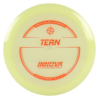 Innova Disc Golf Proto Glow Champion Tern Distance Driver 12/6/-3/2 Glow/Orange 170 grams