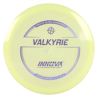 Innova Disc Golf Proto Glow Champion Valkyrie Fairway Driver 9/4/-2/2 Glow/Lavender 163 grams