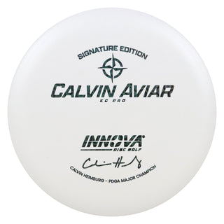 Innova Disc Golf KC Pro Calvin Heimburg Aviar Putter 2/3/0/2 Super White/Black Prisms 175 grams
