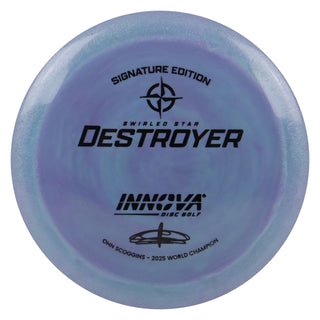 Innova Disc Golf Ohn Scoggins Swirled Star Destroyer 12/5/-1/3 Purple Blue/Black 163 grams