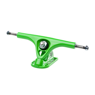 Paris Longboard Trucks, Wheels, Hardware, and Abec 7 Bearings Kit - V2 180 Green + Blank White 70mm 78A