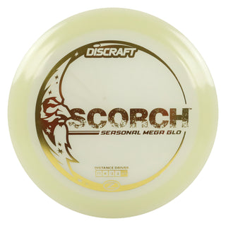 Discraft Disc Golf Seasonal Mega-Glo Scorch Distance Driver 11/6/-2/2 Gold 171g