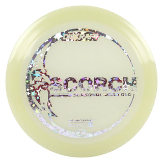 Discraft Disc Golf Seasonal Mega-Glo Scorch Distance Driver 11/6/-2/2 Holo Stars 172g