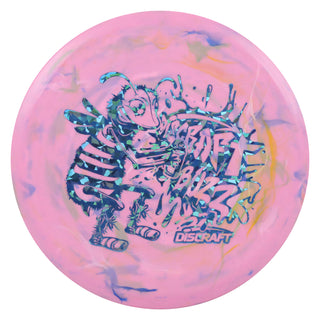 Discraft Disc Golf Jawbreaker Light Weight Buzzz Midrange 5/4/-1/1 Pink/Blue Shatter 118g