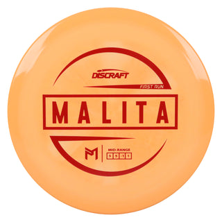 Discraft Disc Golf Paul McBeth First Run ESP Malita Midrange 5/5/-1/1 Mango/Maroon 167-169g