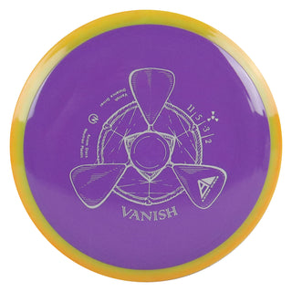 Axiom Disc Golf Neutron Vanish Distance Driver 11/5/-3/2 Purple/Mango 162 grams