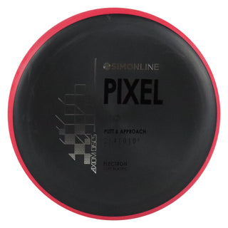 Axiom Disc Golf Simon Line Electron Soft Lizotte Pixel Putter 2/4/0/0.5 Black/Red 172 grams