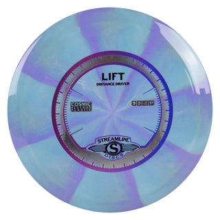 Streamline Disc Golf Cosmic Neutron Lift Distance Driver 9/5/-2/1.5 Dusk Blue Purple/Purple Indigo 173 grams