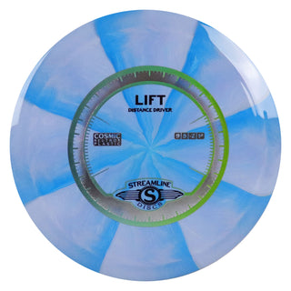 Streamline Disc Golf Cosmic Neutron Lift Distance Driver 9/5/-2/1.5 Blue Grey/Blue Olive 173 grams