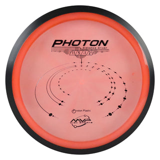 MVP Disc Golf Proton Photon Distance Driver 11/5/-1/2.5 Light Orange 160 grams
