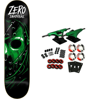 Zero Skateboard Complete Sandoval Fright Night Glow 8.5"