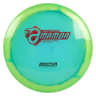 Innova Disc Golf Halo Champion Mamba Distance Driver 11/6/-5/1 Green Blue/Red Green 162 grams