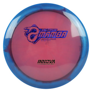 Innova Disc Golf Halo Champion Mamba Distance Driver 11/6/-5/1 Blue Maroon/Navy Shatter Green 166 grams