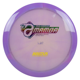 Innova Disc Golf Halo Champion Mamba Distance Driver 11/6/-5/1 Purple/Rainbow Yellow 170 grams