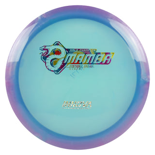 Innova Disc Golf Halo Champion Mamba Distance Driver 11/6/-5/1 Purple Blue/Cotton Candy Gold/Holo Shimmer 171 grams