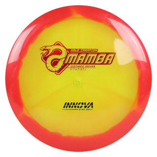 Innova Disc Golf Halo Champion Mamba Distance Driver 11/6/-5/1 Red Yellow/Red Green 150 grams